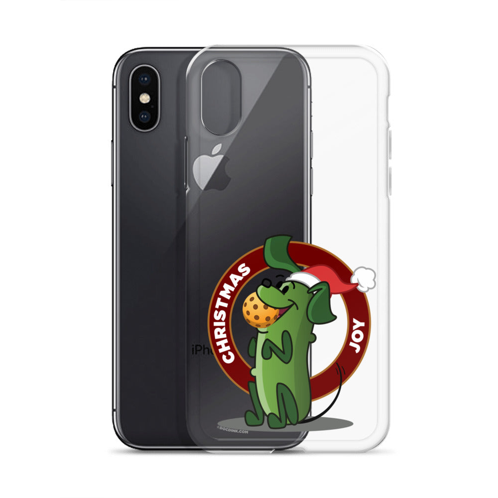 iPhone® Pickleball Case - Pickles "Christmas Joy" - DocDink.com