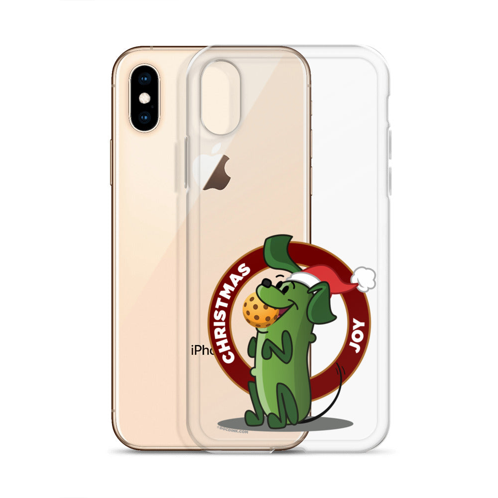 iPhone® Pickleball Case - Pickles "Christmas Joy" - DocDink.com