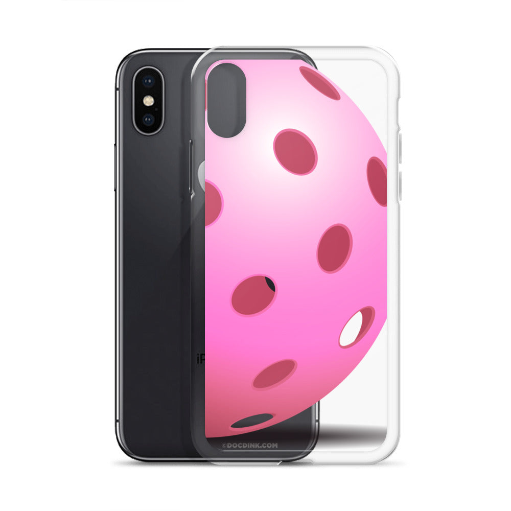 iPhone® Pickleball Case - Big Pink Pickleball - DocDink.com