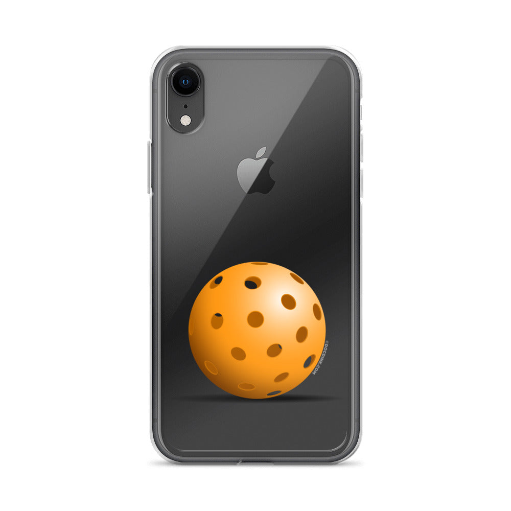 iPhone® Pickleball Case - Orange Pickleball - DocDink.com