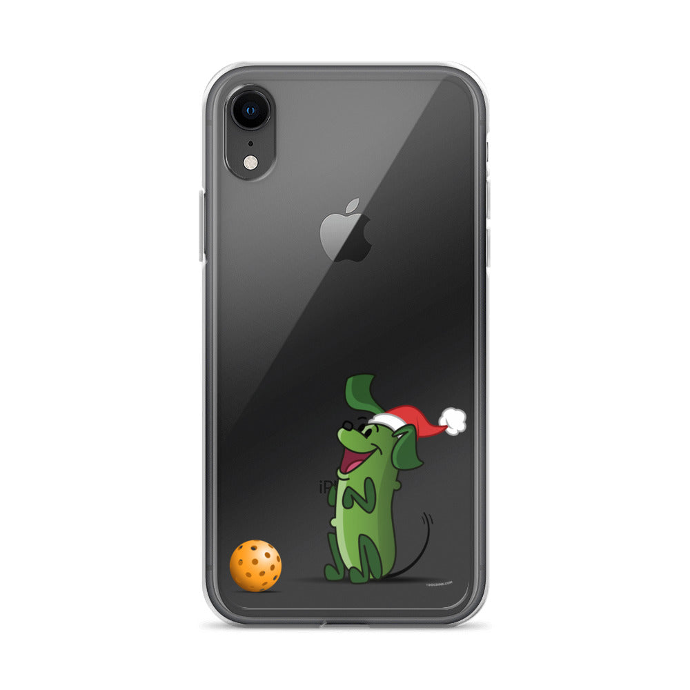 iPhone® Pickleball Case - Pickles "Wanna Play?" - Christmas - DocDink.com