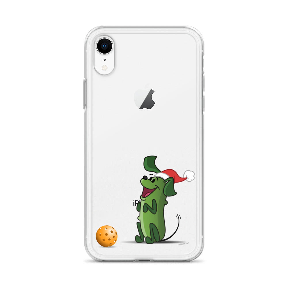 iPhone® Pickleball Case - Pickles "Wanna Play?" - Christmas - DocDink.com