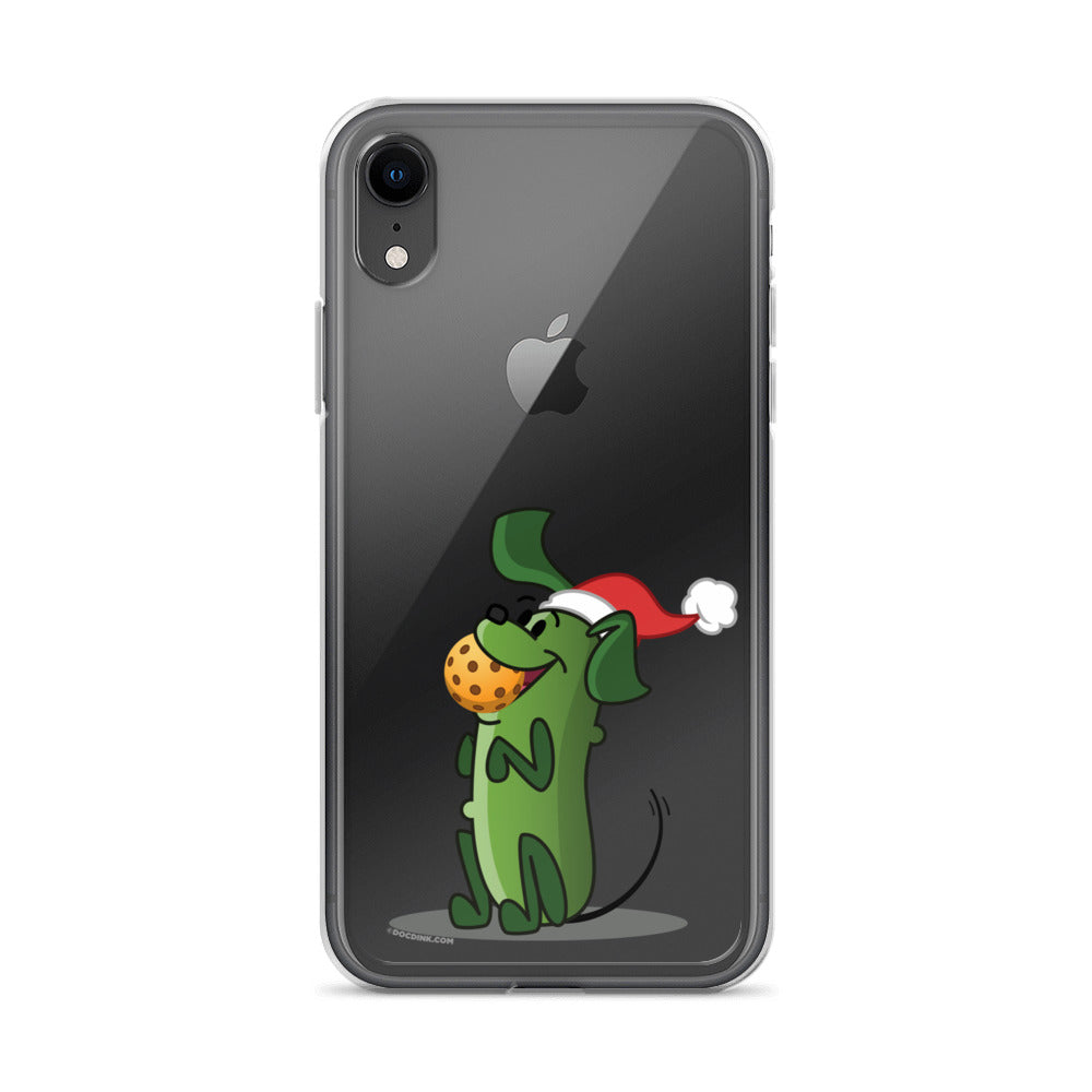 iPhone® Pickleball Case - Pickles "Let's Play Now!" - Christmas - DocDink.com