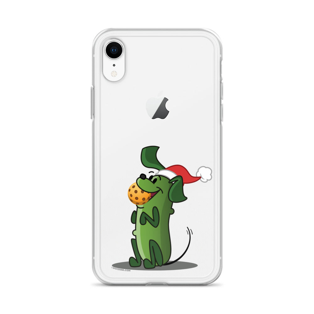 iPhone® Pickleball Case - Pickles "Let's Play Now!" - Christmas - DocDink.com