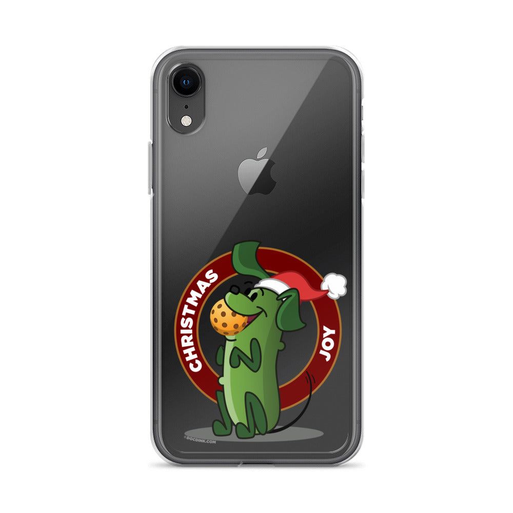 iPhone® Pickleball Case - Pickles "Christmas Joy" - DocDink.com