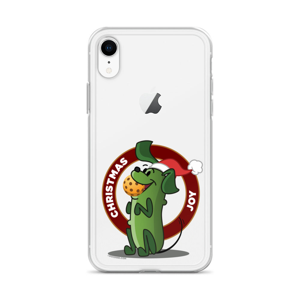 iPhone® Pickleball Case - Pickles "Christmas Joy" - DocDink.com