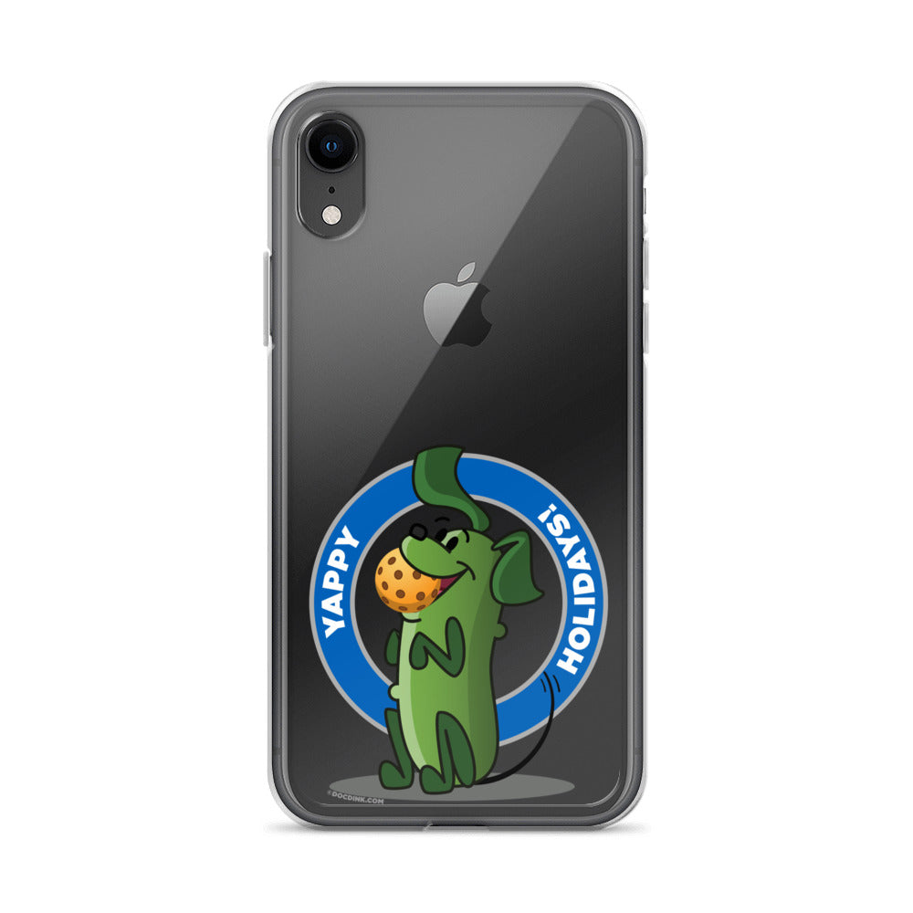 iPhone® Pickleball Case - Pickles "Yappy Holidays" - DocDink.com