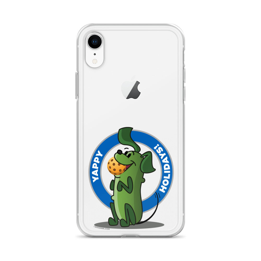 iPhone® Pickleball Case - Pickles "Yappy Holidays" - DocDink.com