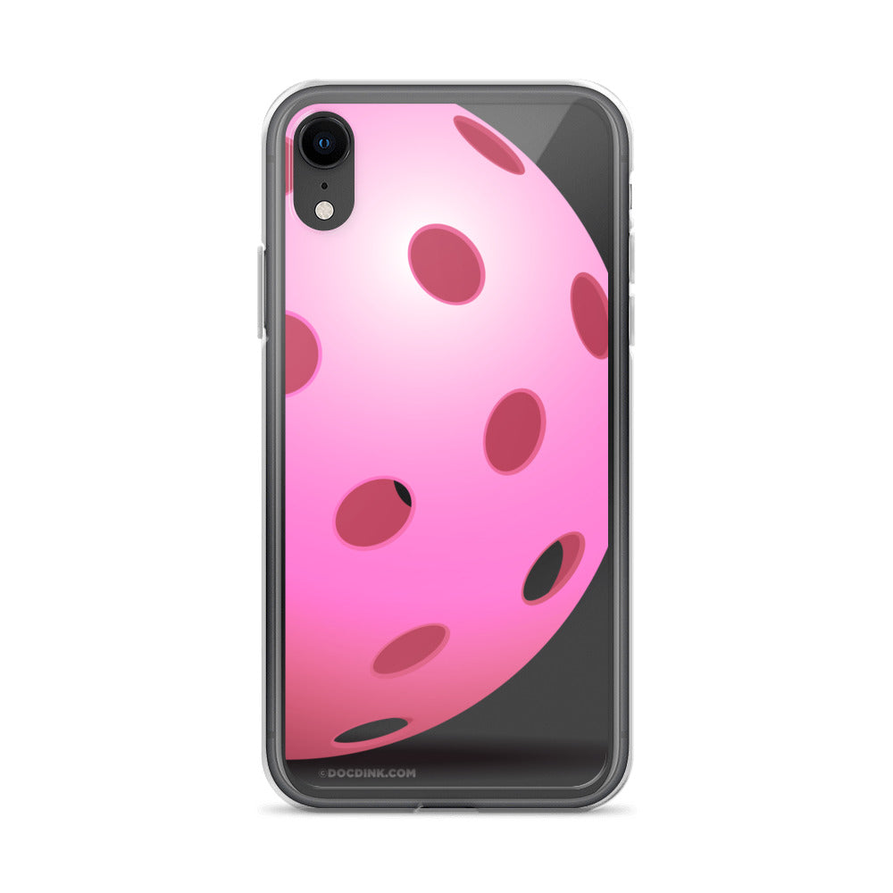 iPhone® Pickleball Case - Big Pink Pickleball - DocDink.com