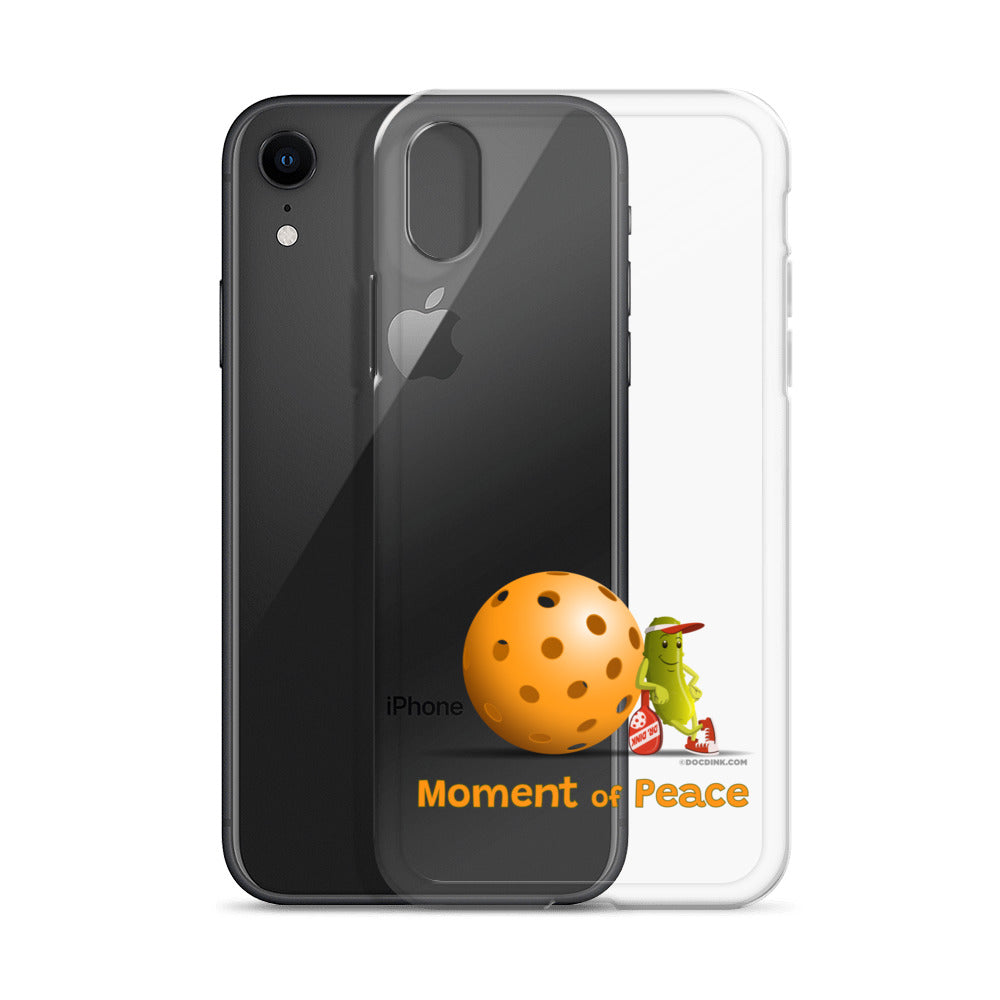 Pickleball iPhone® Case - Resting Pickleball - "Moment of Peace" - DocDink.com