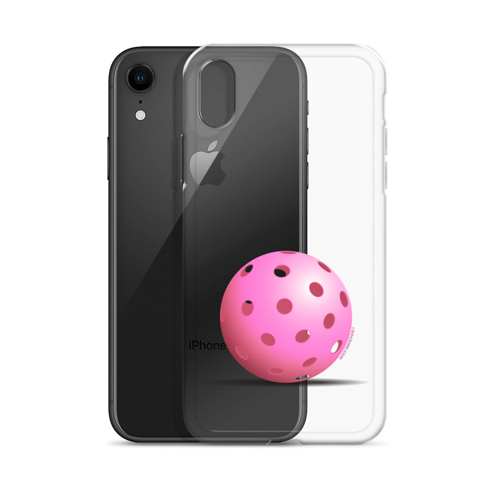 iPhone® Pickleball Case - Pink Pickleball - DocDink.com