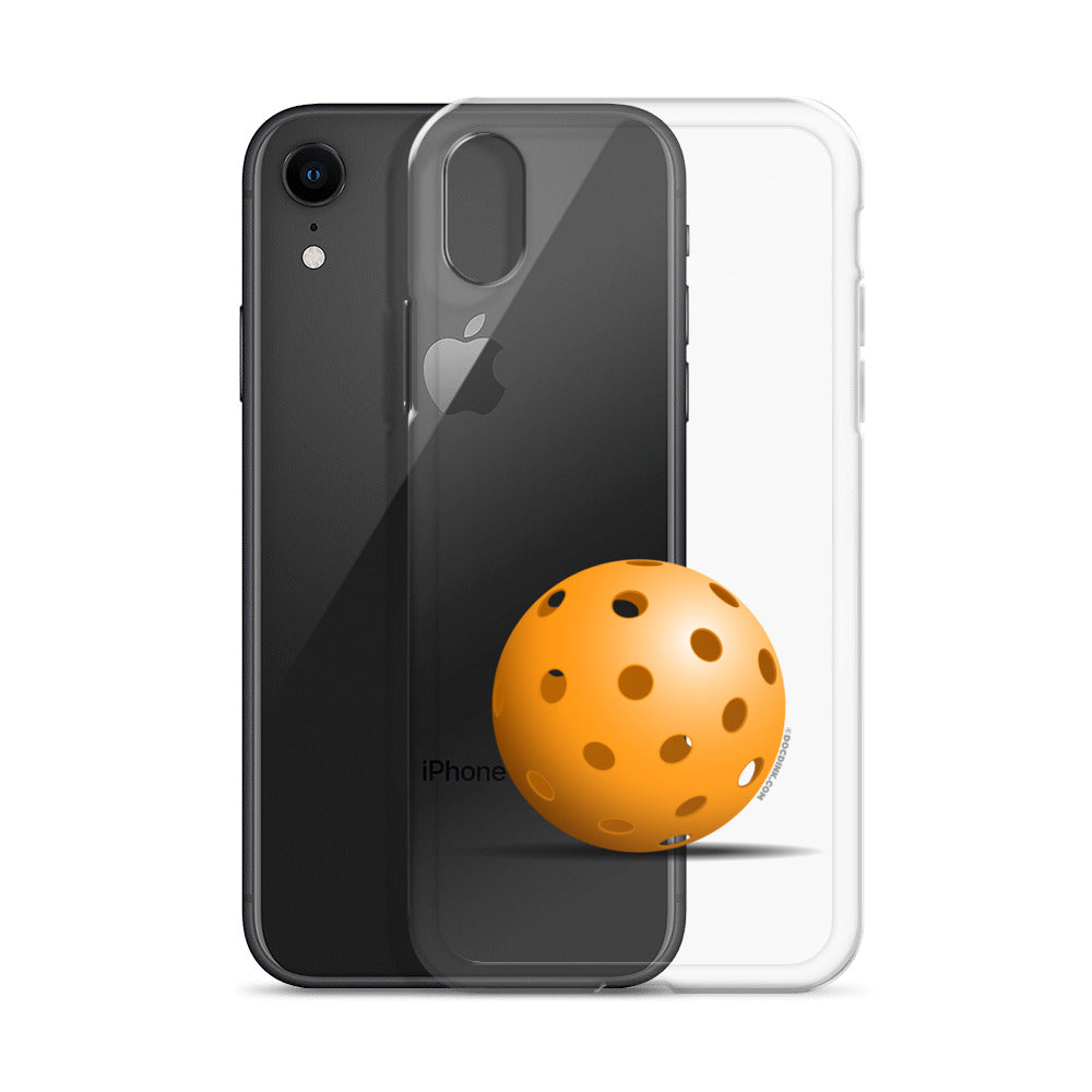 iPhone® Pickleball Case - Orange Pickleball - DocDink.com