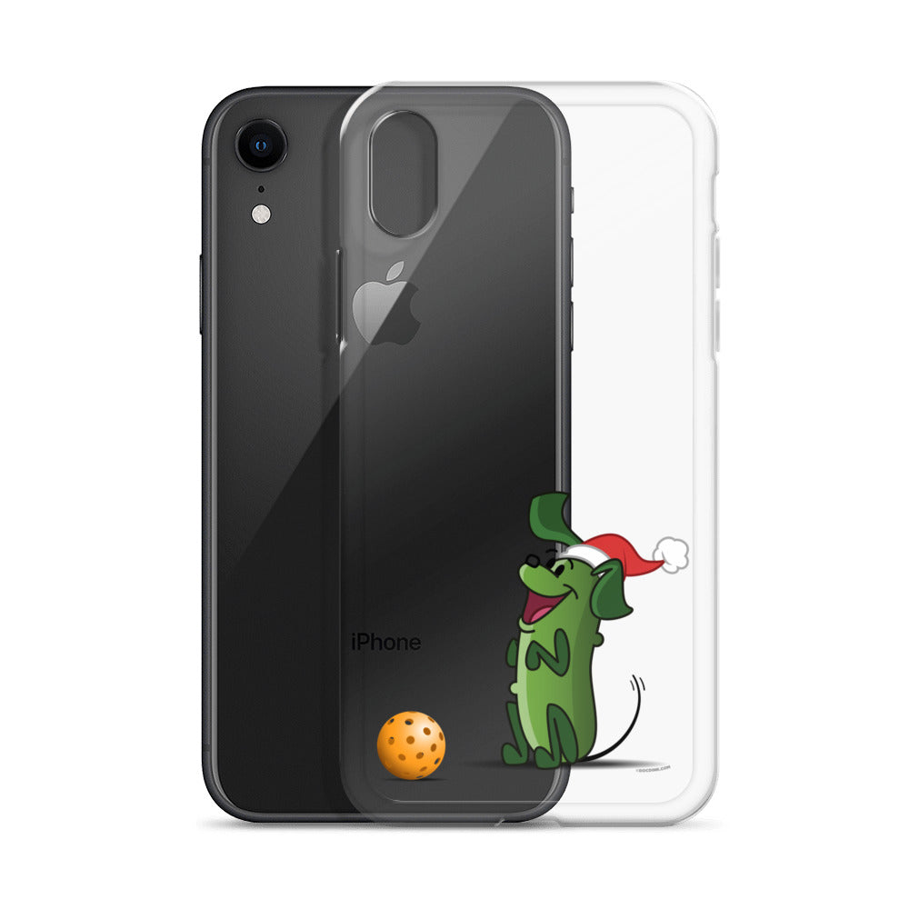 iPhone® Pickleball Case - Pickles "Wanna Play?" - Christmas - DocDink.com