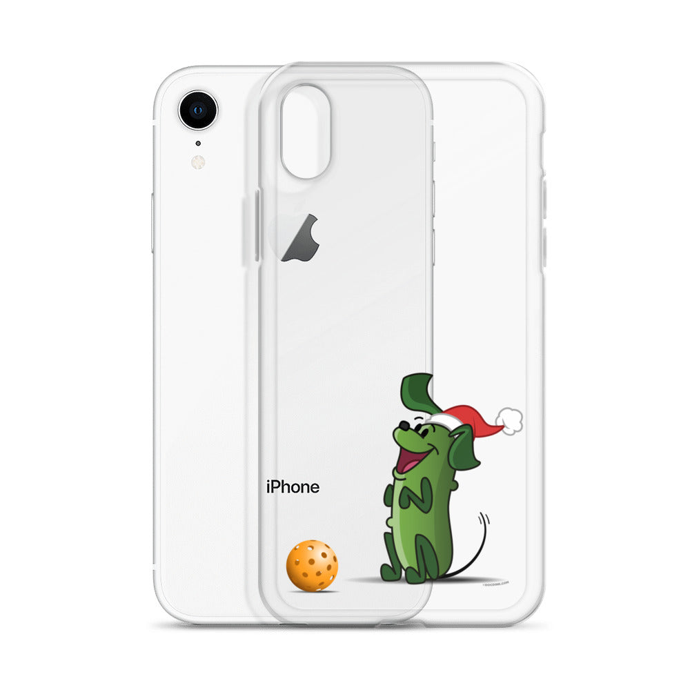 iPhone® Pickleball Case - Pickles "Wanna Play?" - Christmas - DocDink.com