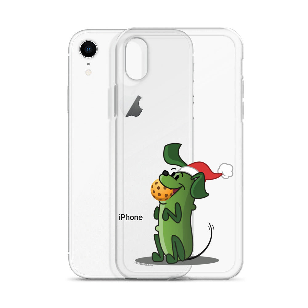 iPhone® Pickleball Case - Pickles "Let's Play Now!" - Christmas - DocDink.com