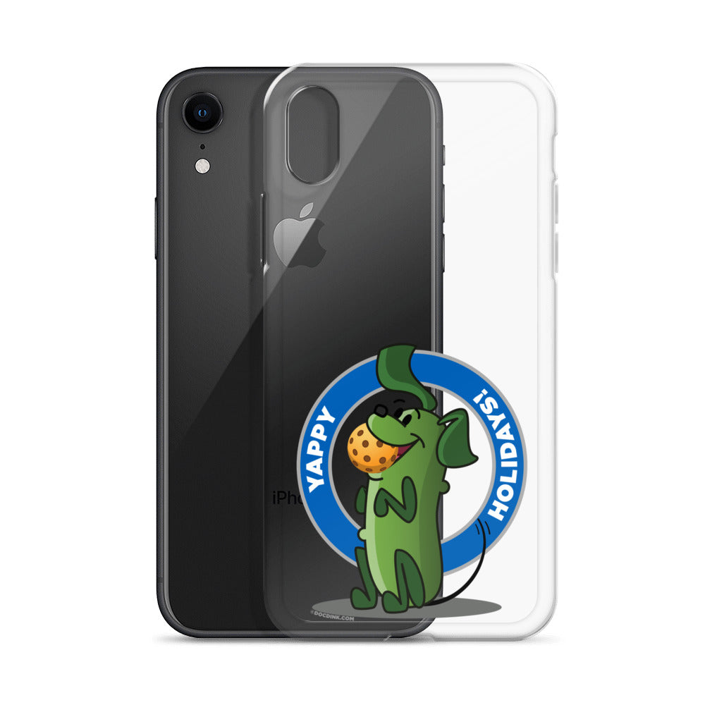 iPhone® Pickleball Case - Pickles "Yappy Holidays" - DocDink.com