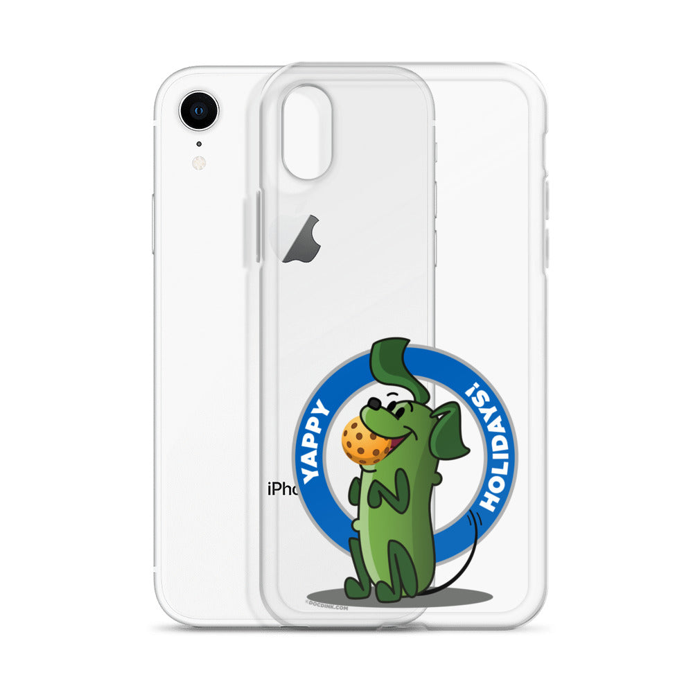 iPhone® Pickleball Case - Pickles "Yappy Holidays" - DocDink.com