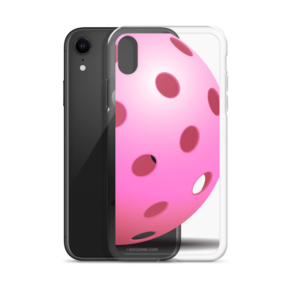 iPhone® Pickleball Case - Big Pink Pickleball - DocDink.com