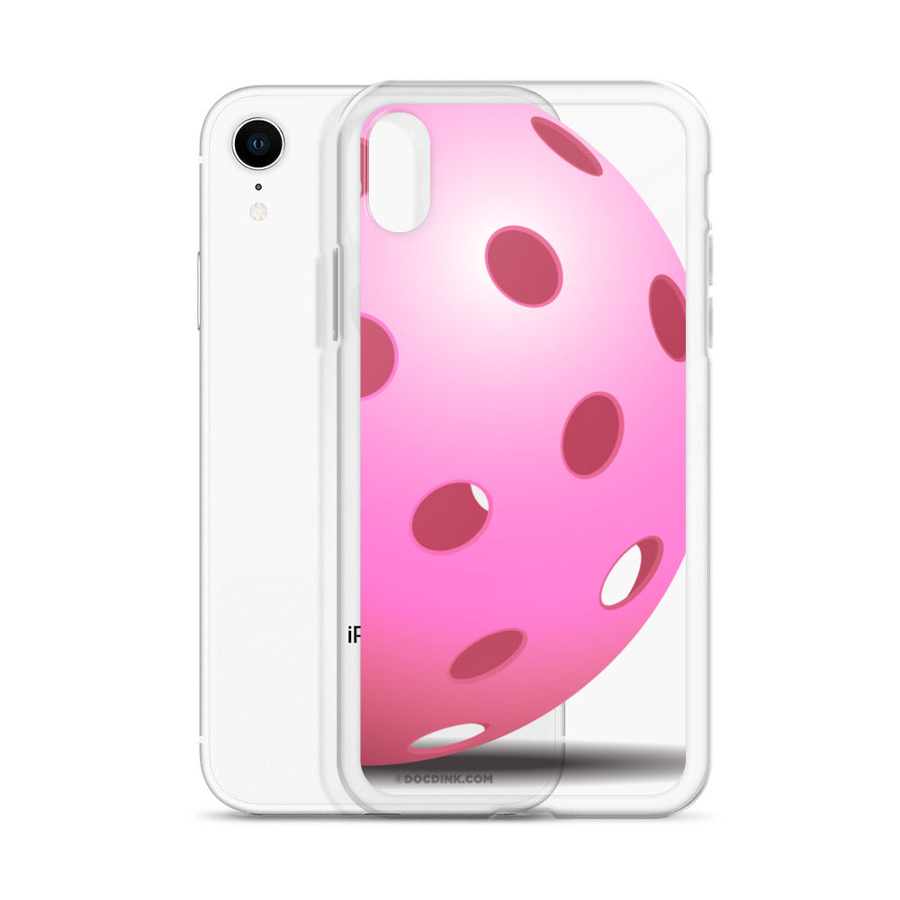 iPhone® Pickleball Case - Big Pink Pickleball - DocDink.com