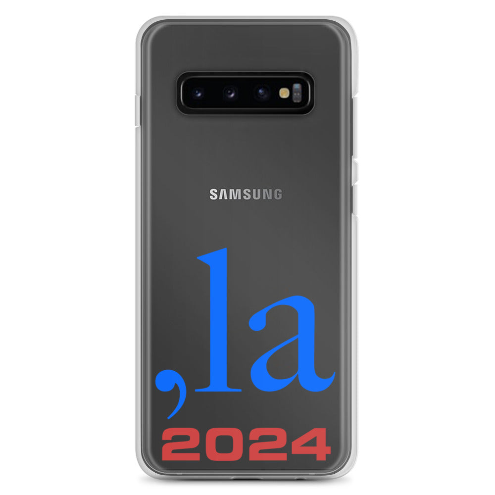 "Comma-la" 2024 Samsung® Case - blue-red