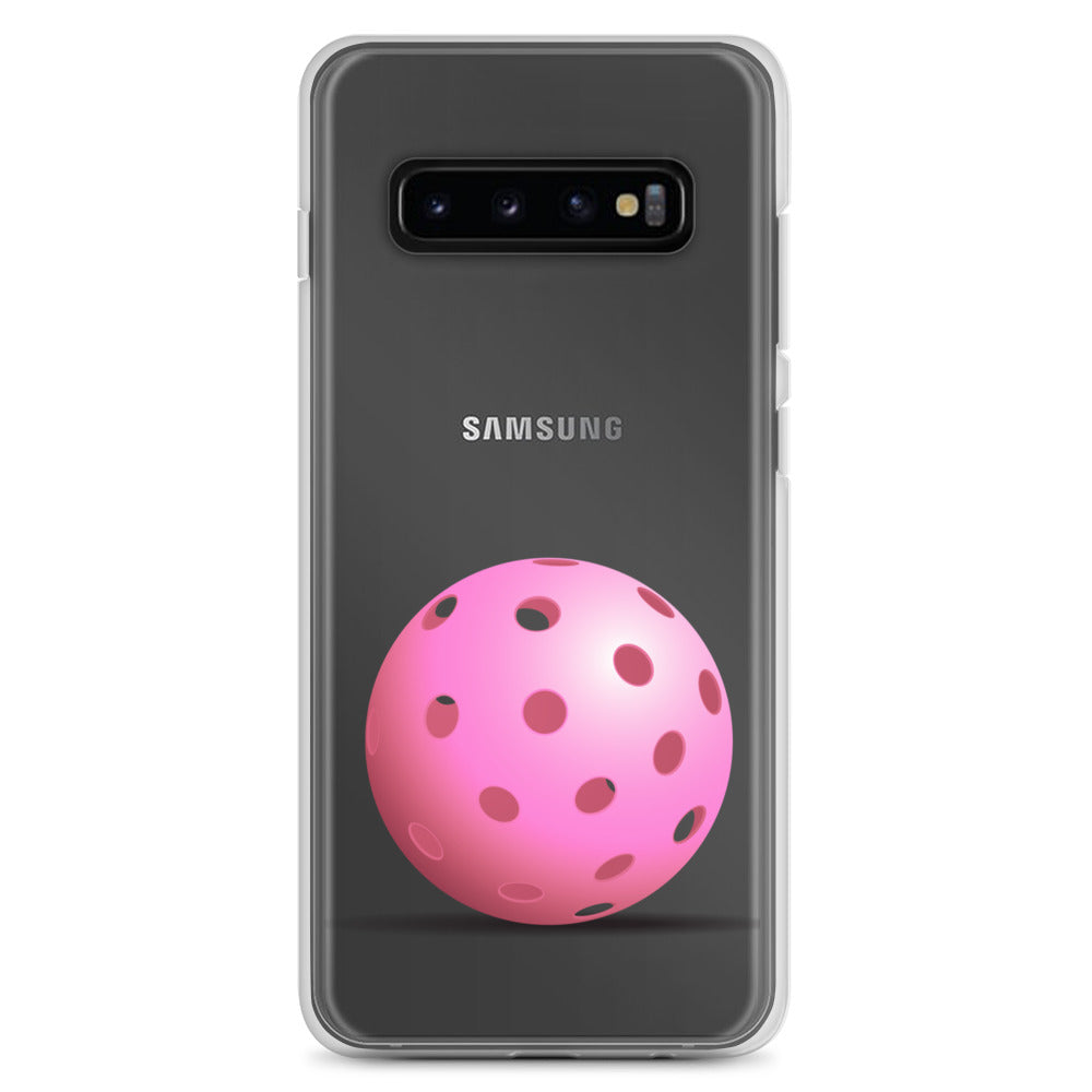 Samsung® Pickleball Phone Case - Pink Pickleball