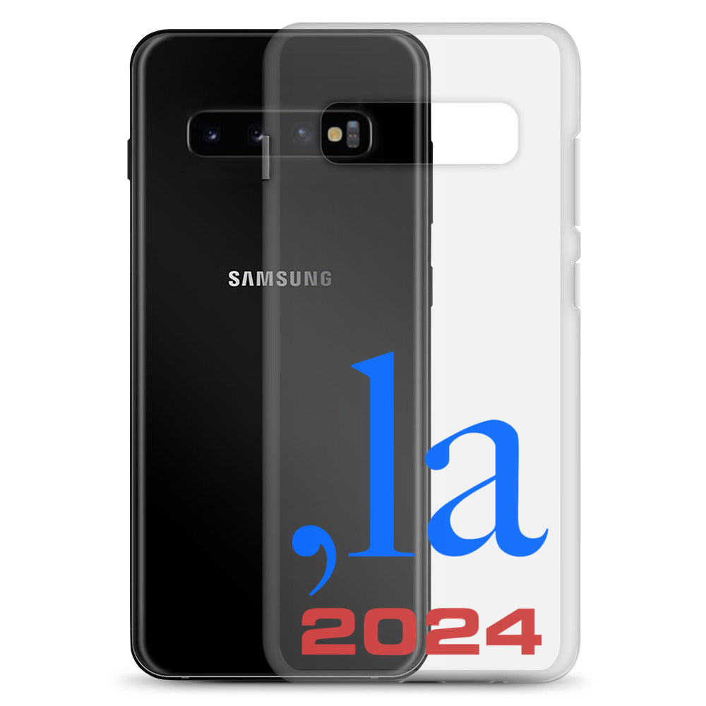 "Comma-la" 2024 Samsung® Case - blue-red