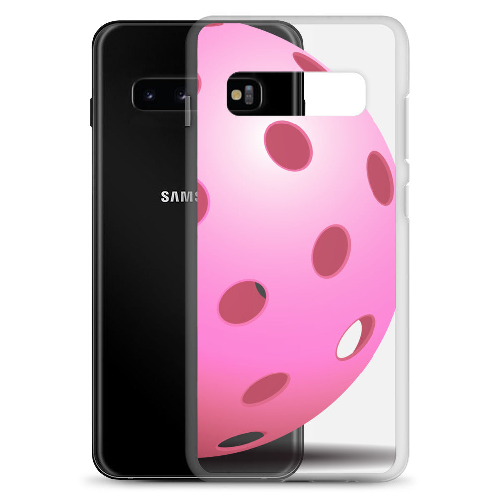 Samsung® Pickleball Phone Case - Big Pink Pickleball