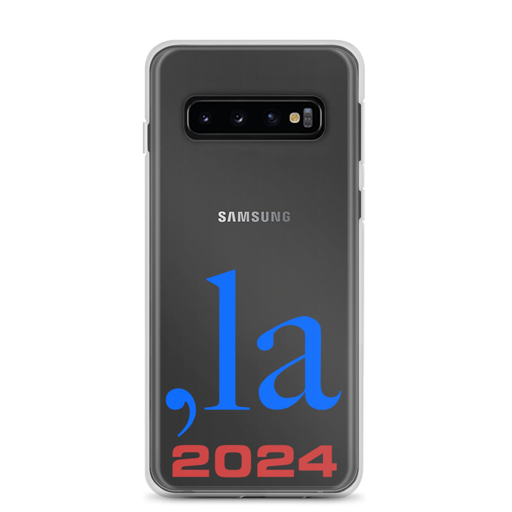 "Comma-la" 2024 Samsung® Case - blue-red