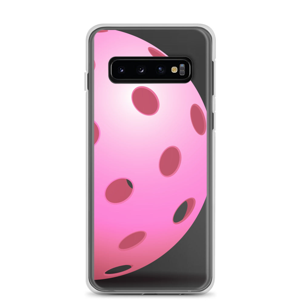 Samsung® Pickleball Phone Case - Big Pink Pickleball