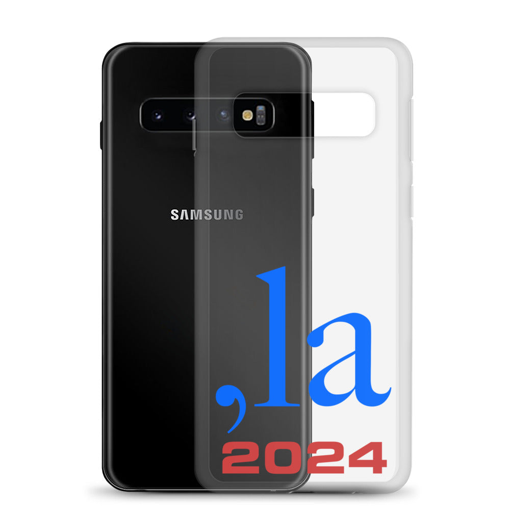 "Comma-la" 2024 Samsung® Case - blue-red