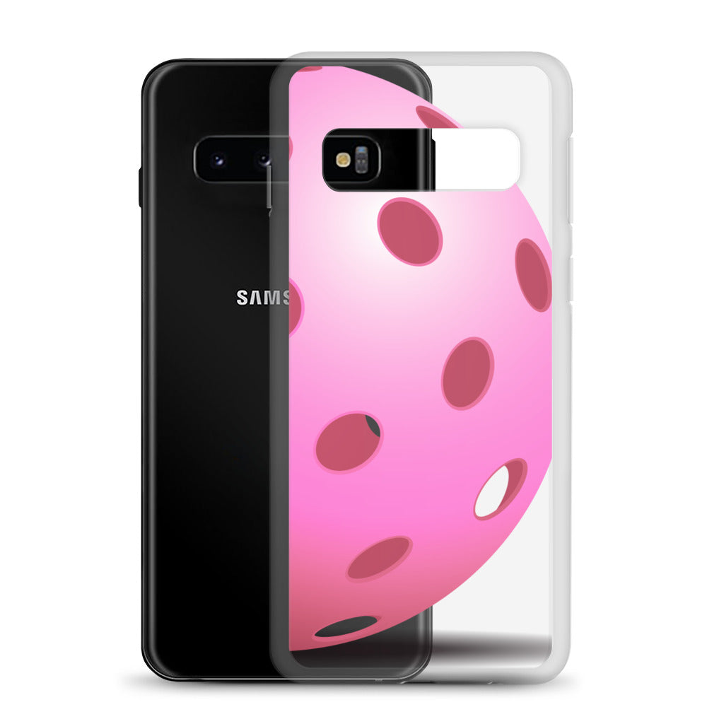 Samsung® Pickleball Phone Case - Big Pink Pickleball