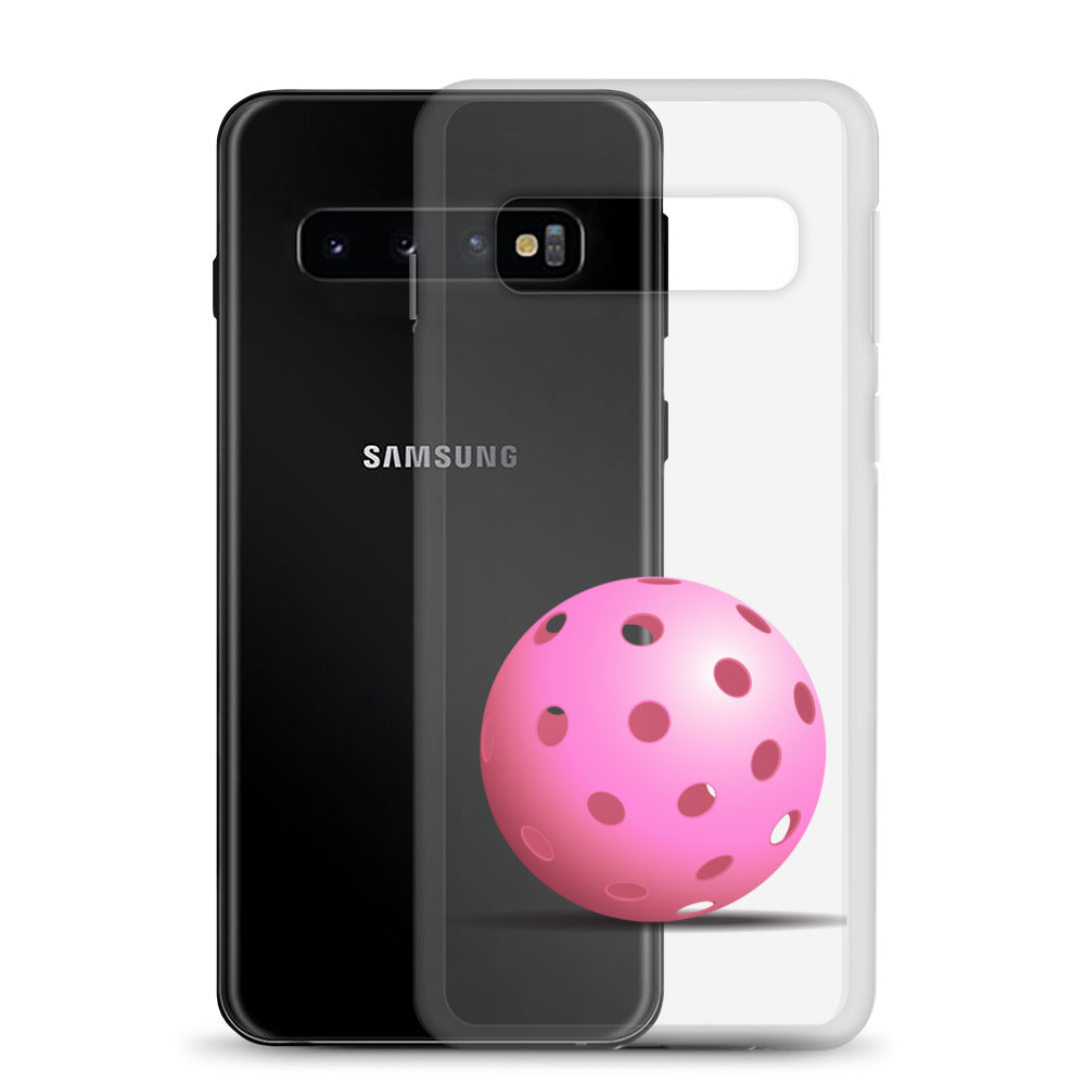 Samsung® Pickleball Phone Case - Pink Pickleball