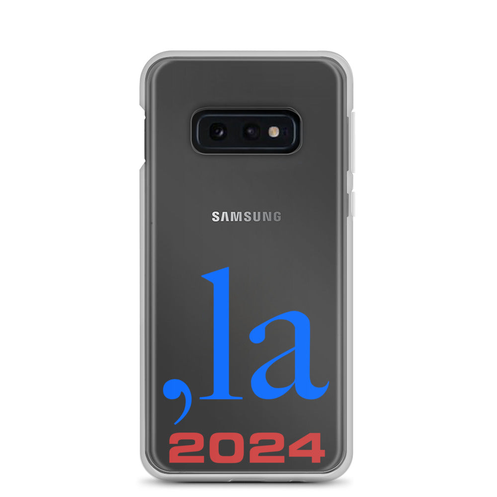 "Comma-la" 2024 Samsung® Case - blue-red