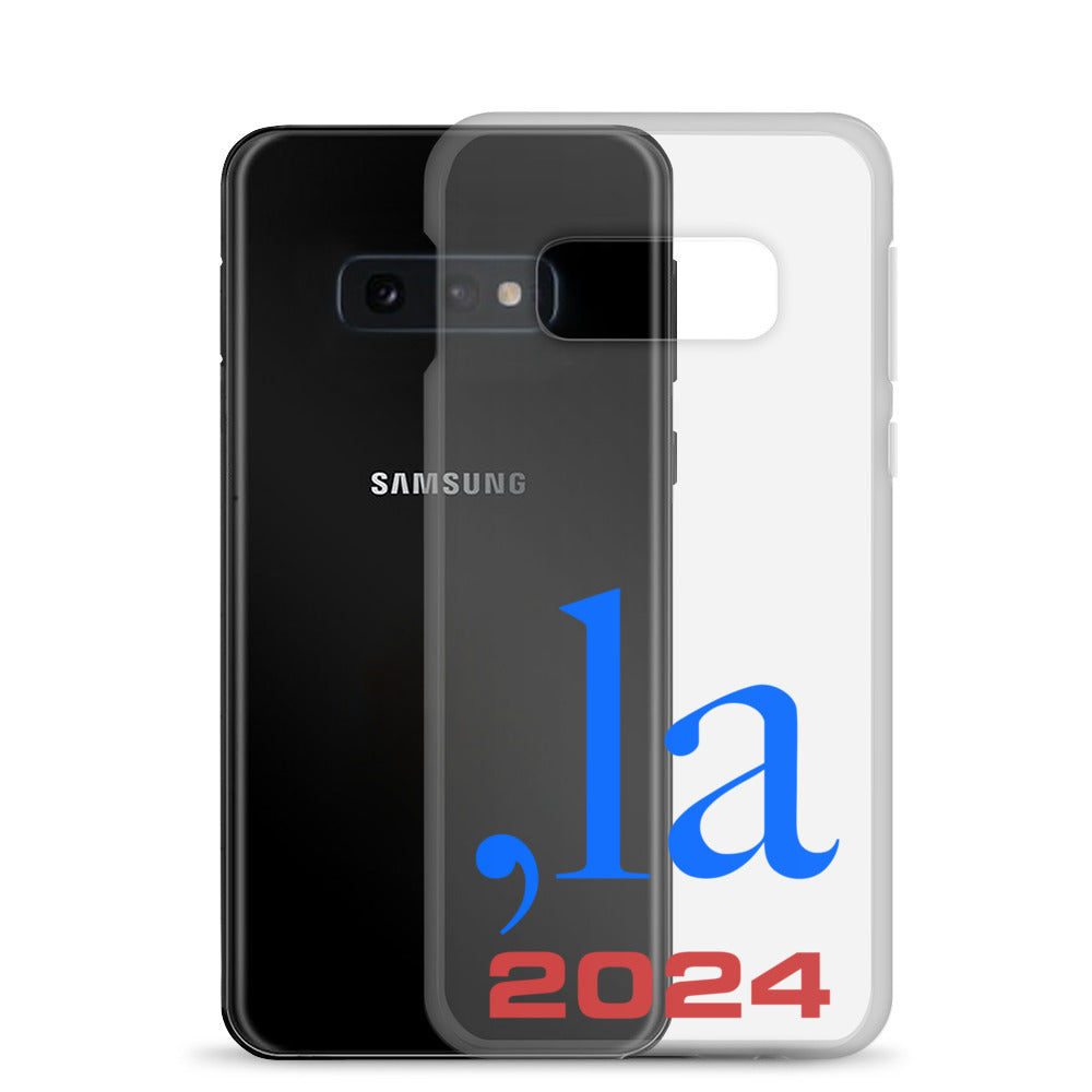 "Comma-la" 2024 Samsung® Case - blue-red