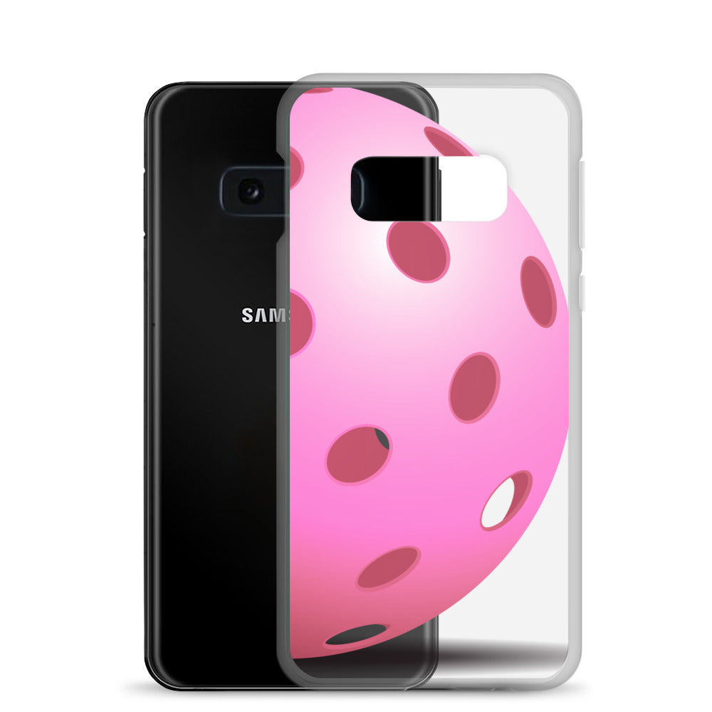 Samsung® Pickleball Phone Case - Big Pink Pickleball