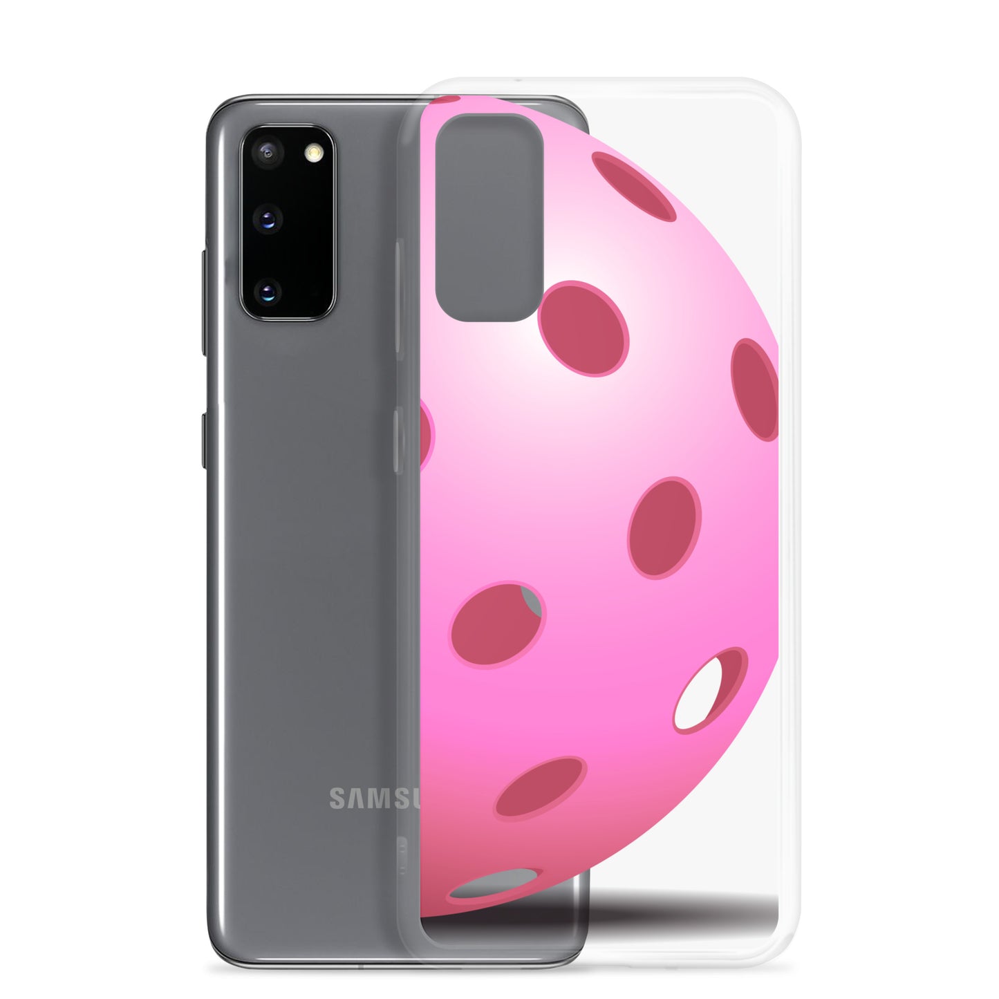 Samsung® Pickleball Phone Case - Big Pink Pickleball