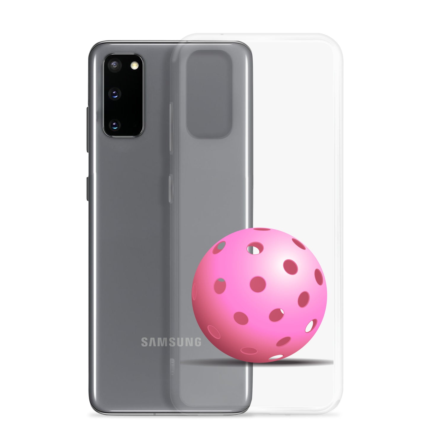 Samsung® Pickleball Phone Case - Pink Pickleball