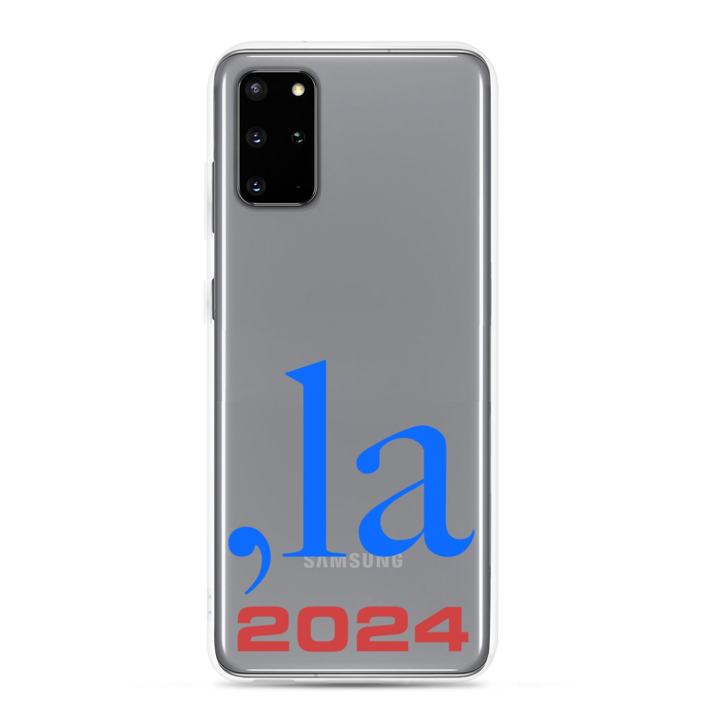 "Comma-la" 2024 Samsung® Case - blue-red