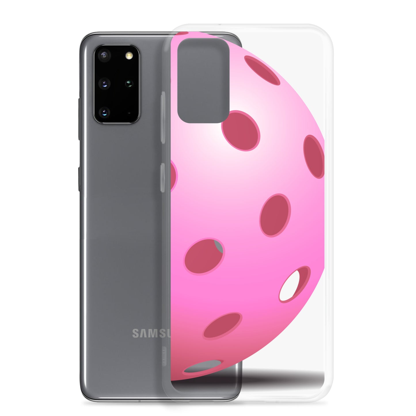 Samsung® Pickleball Phone Case - Big Pink Pickleball