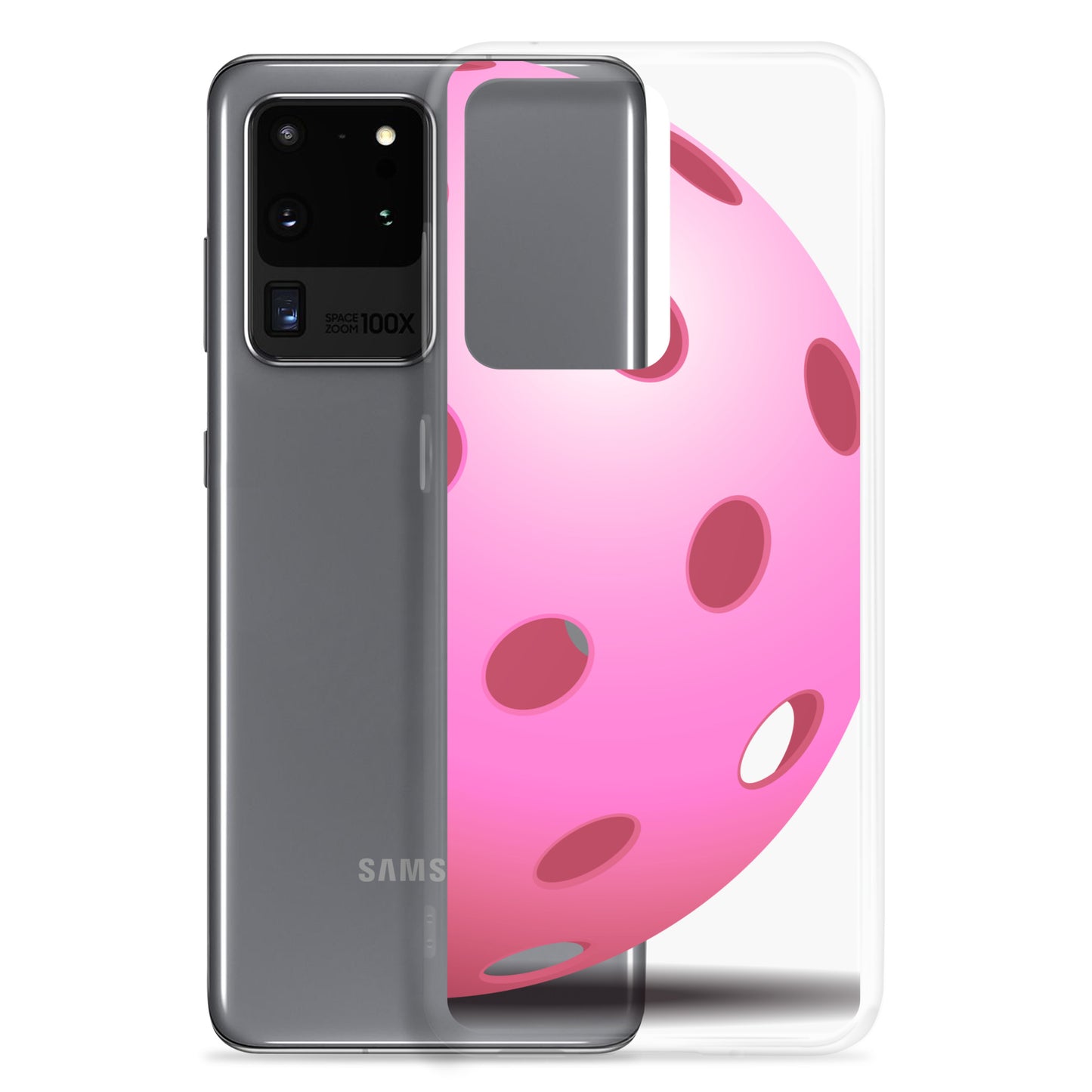 Samsung® Pickleball Phone Case - Big Pink Pickleball