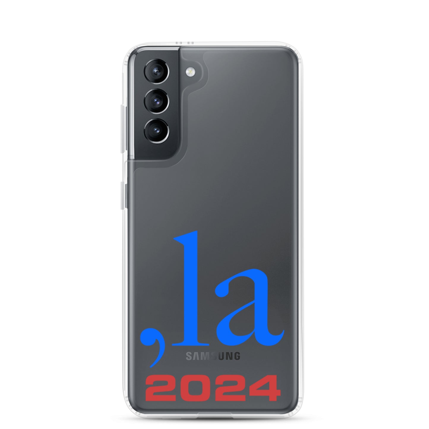 "Comma-la" 2024 Samsung® Case - blue-red