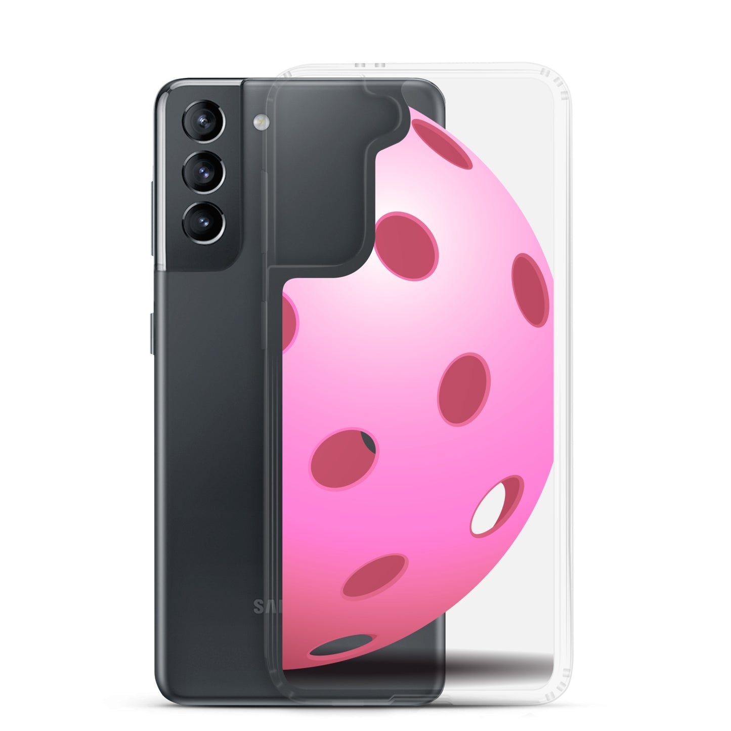 Samsung® Pickleball Phone Case - Big Pink Pickleball