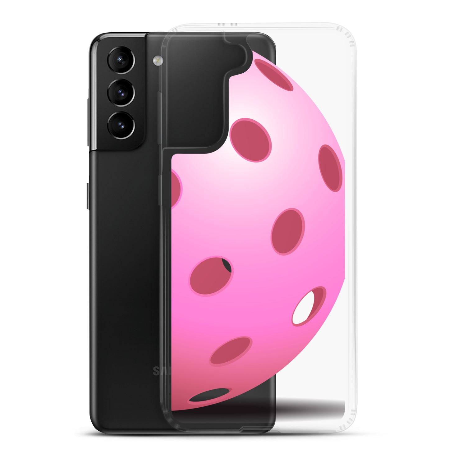 Samsung® Pickleball Phone Case - Big Pink Pickleball