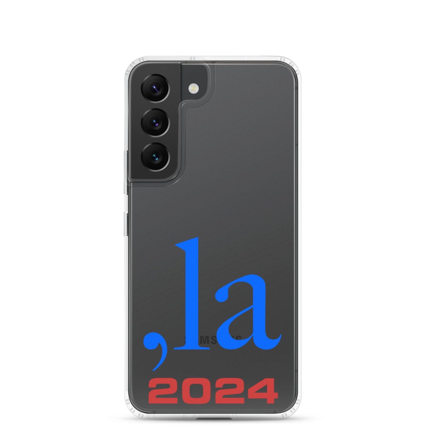 "Comma-la" 2024 Samsung® Case - blue-red