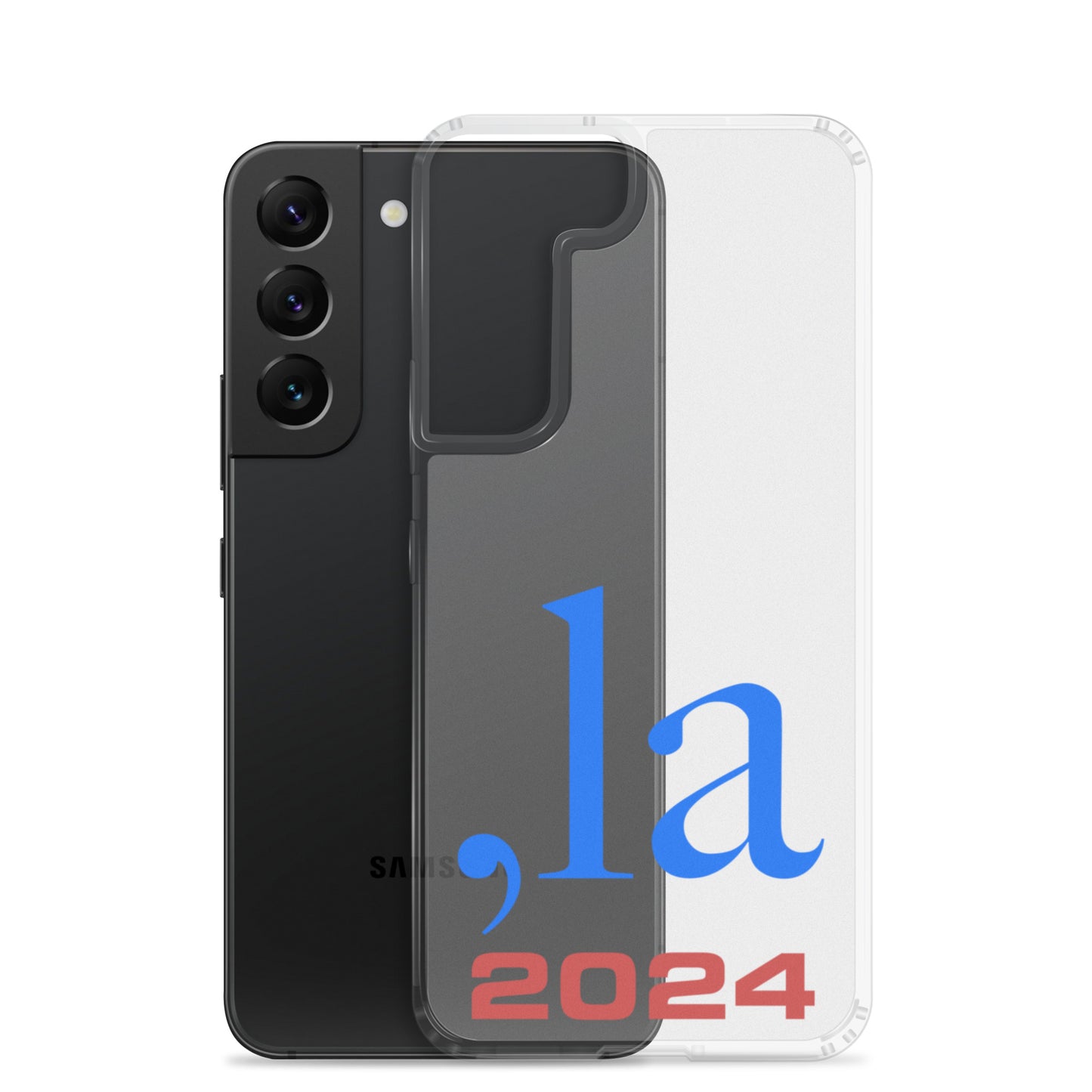 "Comma-la" 2024 Samsung® Case - blue-red