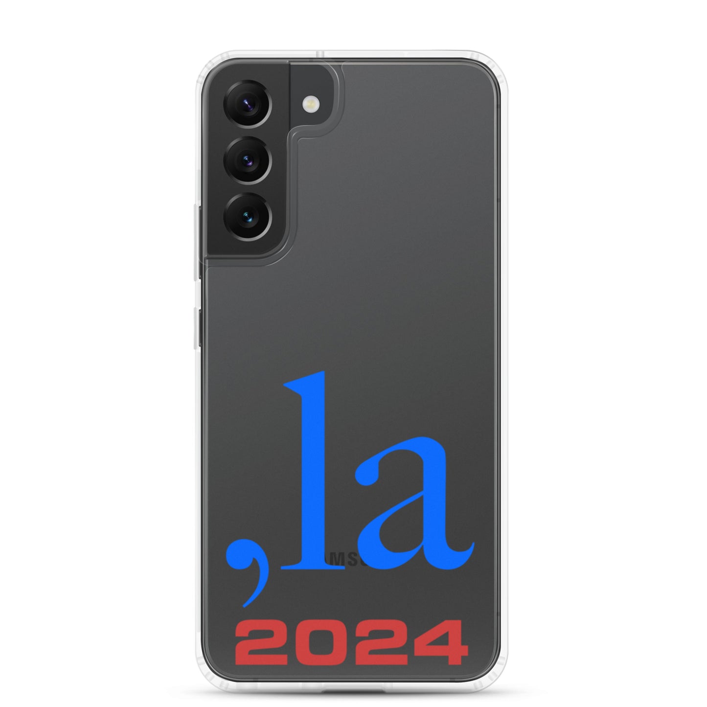 "Comma-la" 2024 Samsung® Case - blue-red