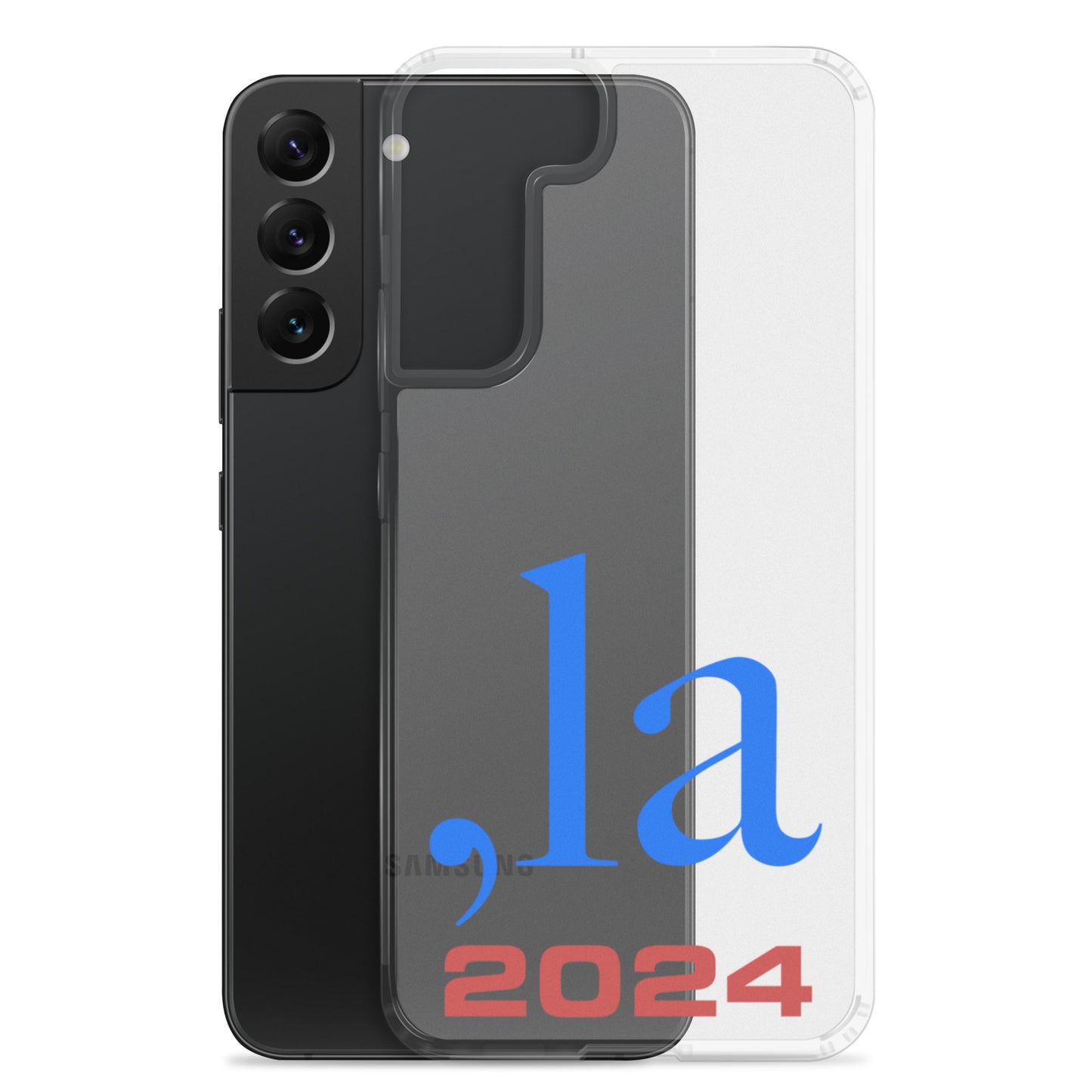 "Comma-la" 2024 Samsung® Case - blue-red