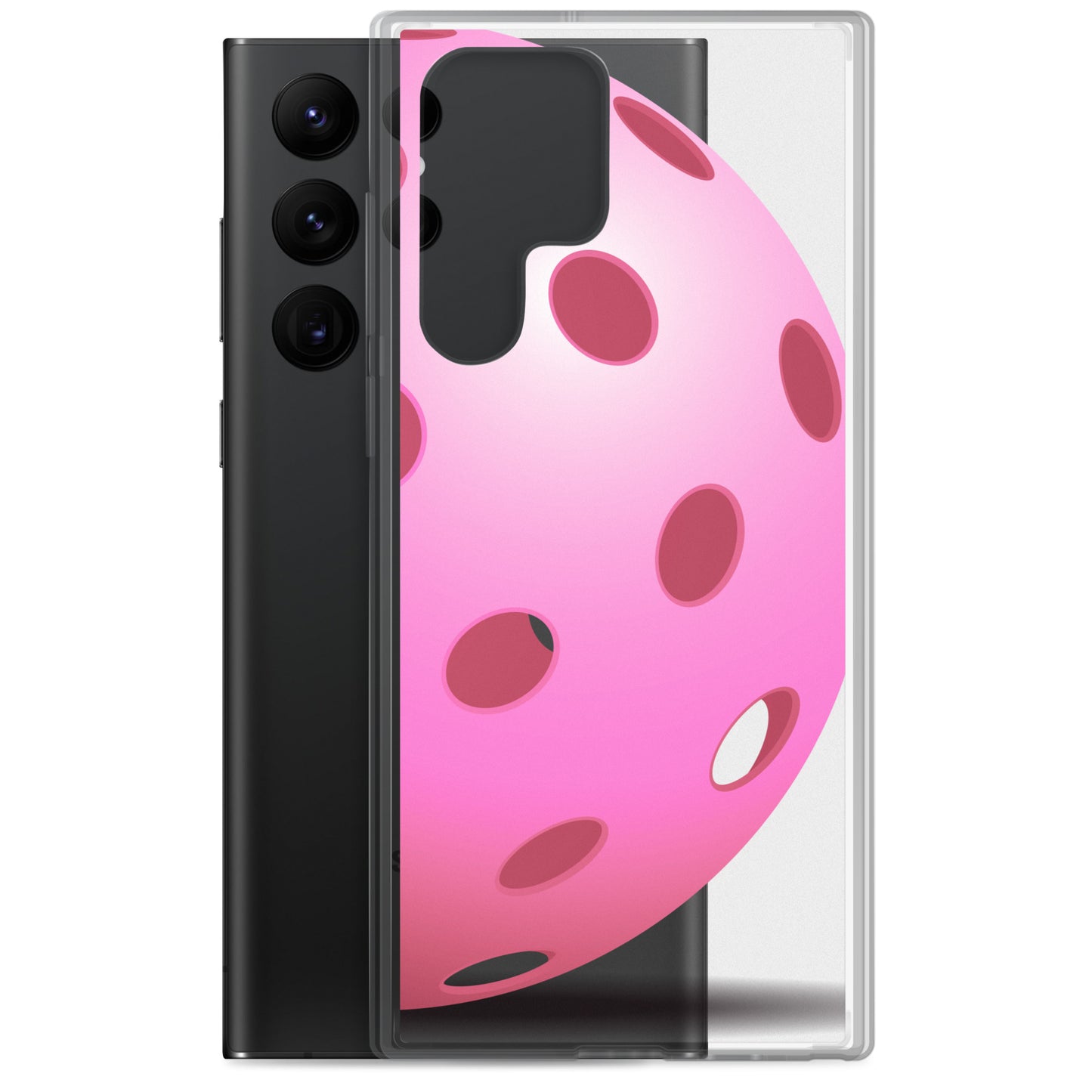 Samsung® Pickleball Phone Case - Big Pink Pickleball