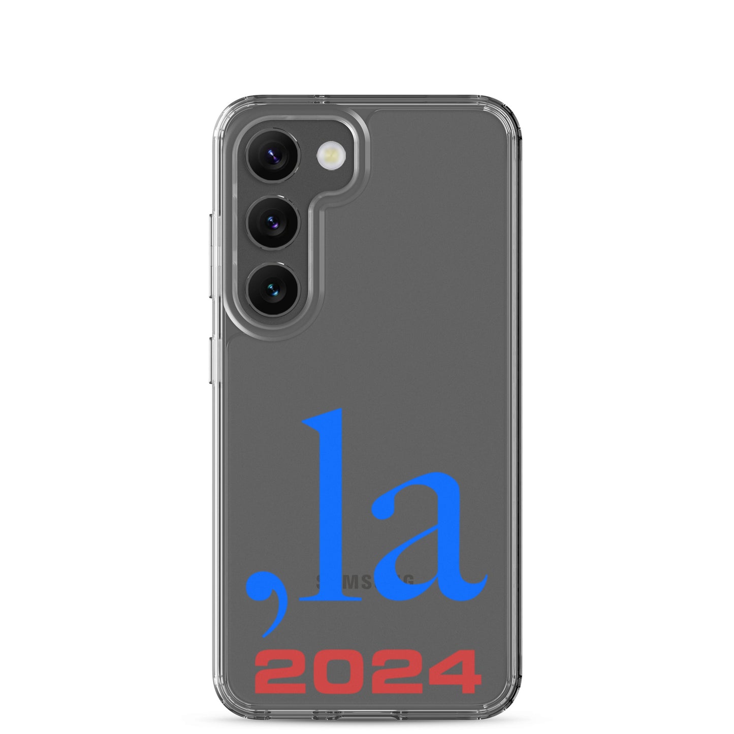 "Comma-la" 2024 Samsung® Case - blue-red