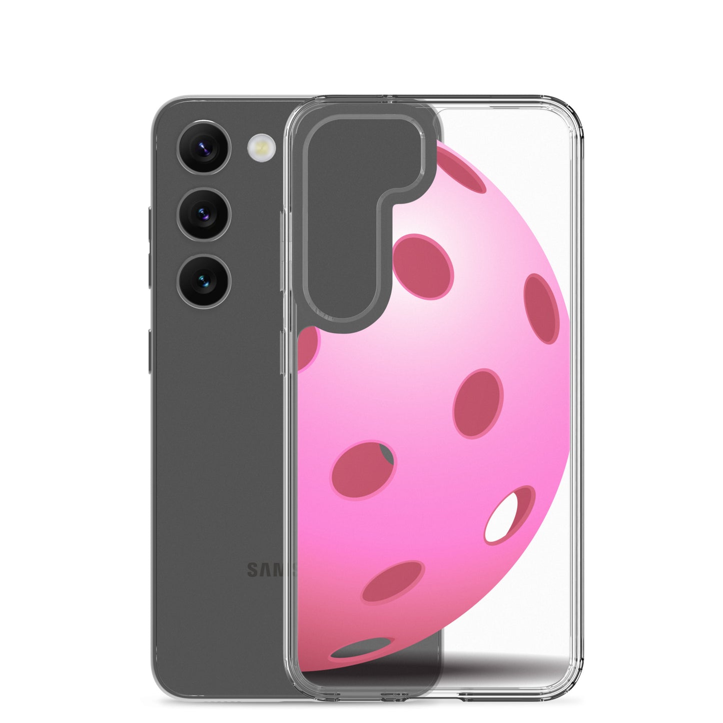 Samsung® Pickleball Phone Case - Big Pink Pickleball